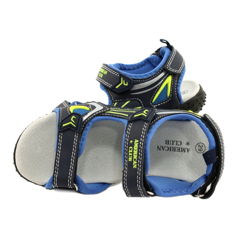 American Club Amerikai RL23 bőrbetét sötétkék kék zöld 3