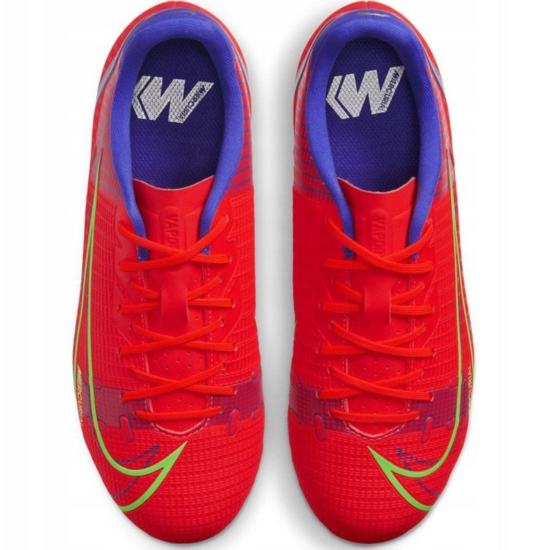 Nike Mercurial Vapor 14 Academy FG / MG Junior CV0811 600 futballcipő piros piros 1