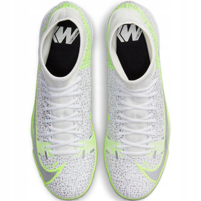 Nike Mercurial Superfly 8 Academy Tf CV0953 107 futballcipő ezüst 1