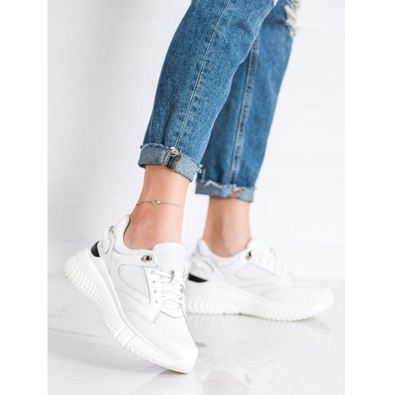 Weide Fehér cipők csillogással 1