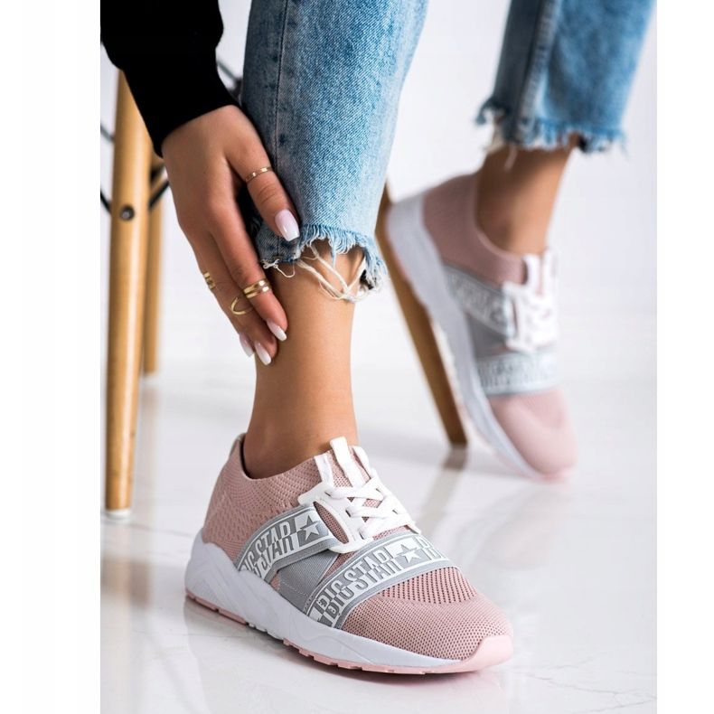 Női cipők Big Star HH274353 rózsaszín 1