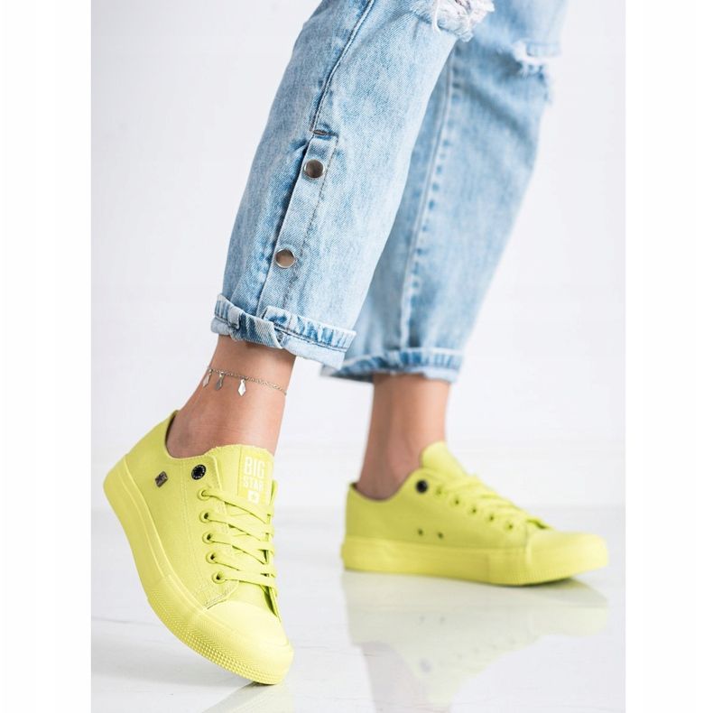 Női cipők Big Star AA274012 zöld 1