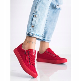 Női cipők Big Star AA274514 piros 1