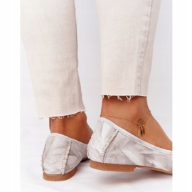 Női bőr balerinák Maciejka 01358-44 Piszkos bézs 1 Női bőr balerinák Maciejka 01358-44 Piszkos bézs 1