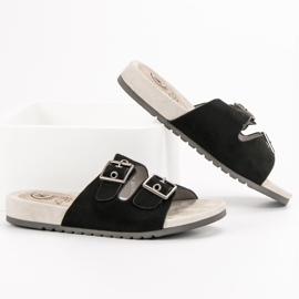 Kylie Klasszikus fekete papucs 1