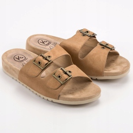 Kylie Klasszikus barna papucs 2