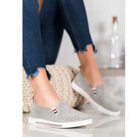 Filippo Szürke bőr cipők 2