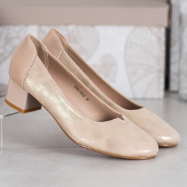 VINCEZA textil szivattyúk aranysárga 1