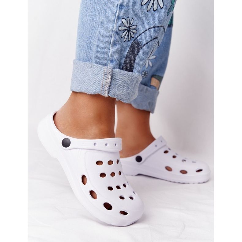 Flameshoes Női fehér Eva Foam papucs 2