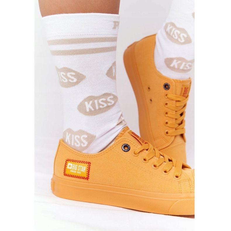 Női cipők Big Star HH274134 Sárga 1