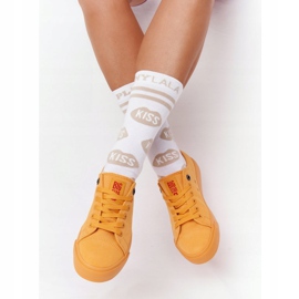 Női cipők Big Star HH274134 Sárga 2