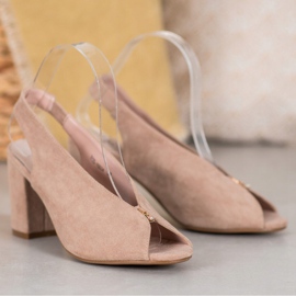 Elegáns cipő a poszton VINCEZA bézs 1