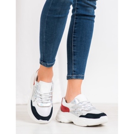 Filippo Színes bőr cipők fehér 2