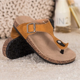 Kényelmes VINCEZA papucs barna 1