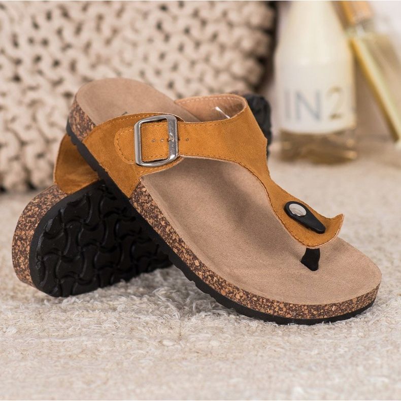 Kényelmes VINCEZA papucs barna 1