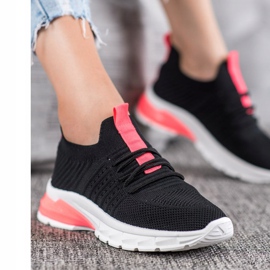 Bella Paris Áttört cipők fekete 1