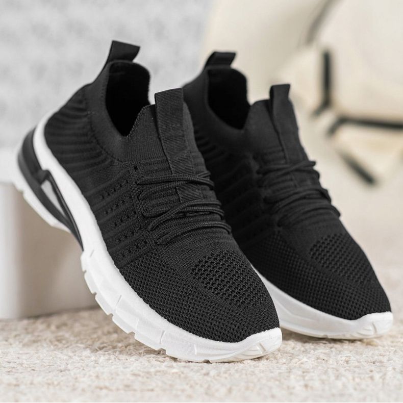 Bella Paris Áttört cipők fekete 2