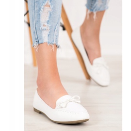 Nio Nio Kényelmes fehér mokaszinok 2