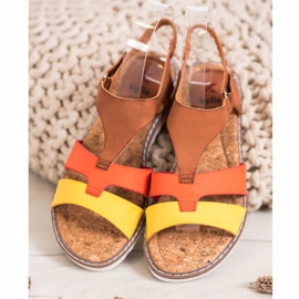 Kylie Kényelmes alkalmi szandál sokszínű 2