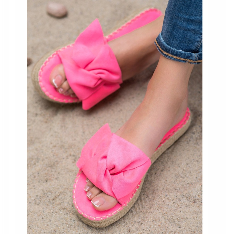 Seastar Velúr Espadrilles rózsaszín 2