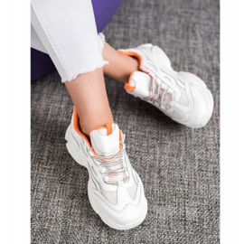 SHELOVET Fűzős cipők fehér 1