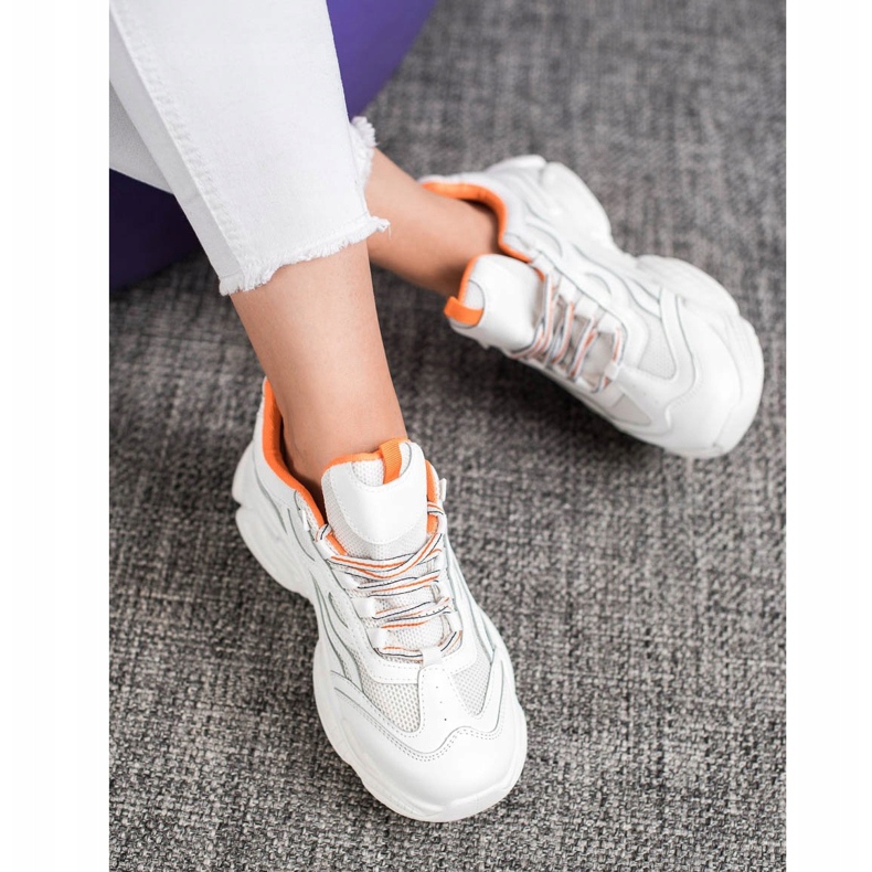 SHELOVET Fűzős cipők fehér 1