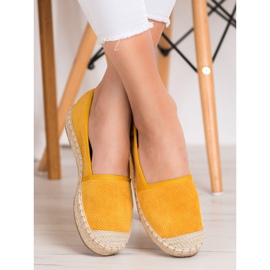 Goodin Áttört espadrillák sárga 1