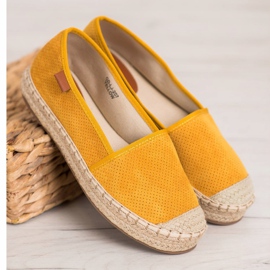 Goodin Áttört espadrillák sárga 2 Goodin Áttört espadrillák sárga 2