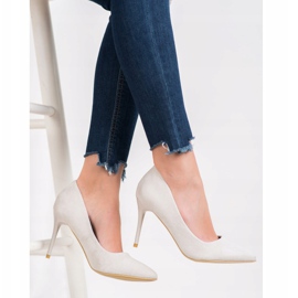 SHELOVET Szexi szürke magassarkú 1