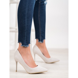 SHELOVET Szexi szürke magassarkú 2