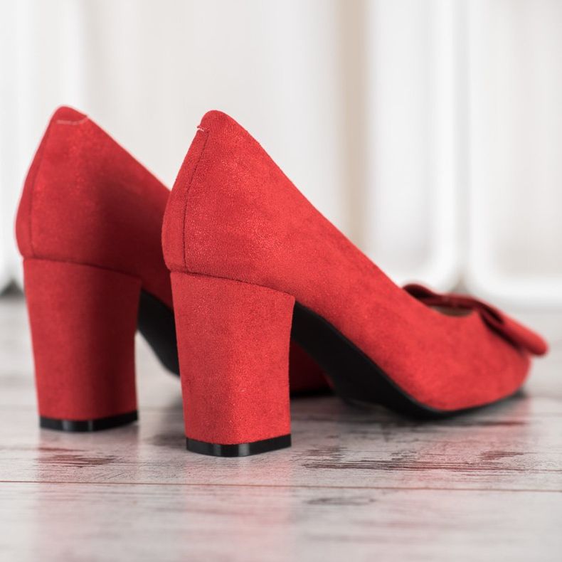 W. Potocki Csillogó szivattyúk íjjal piros 1