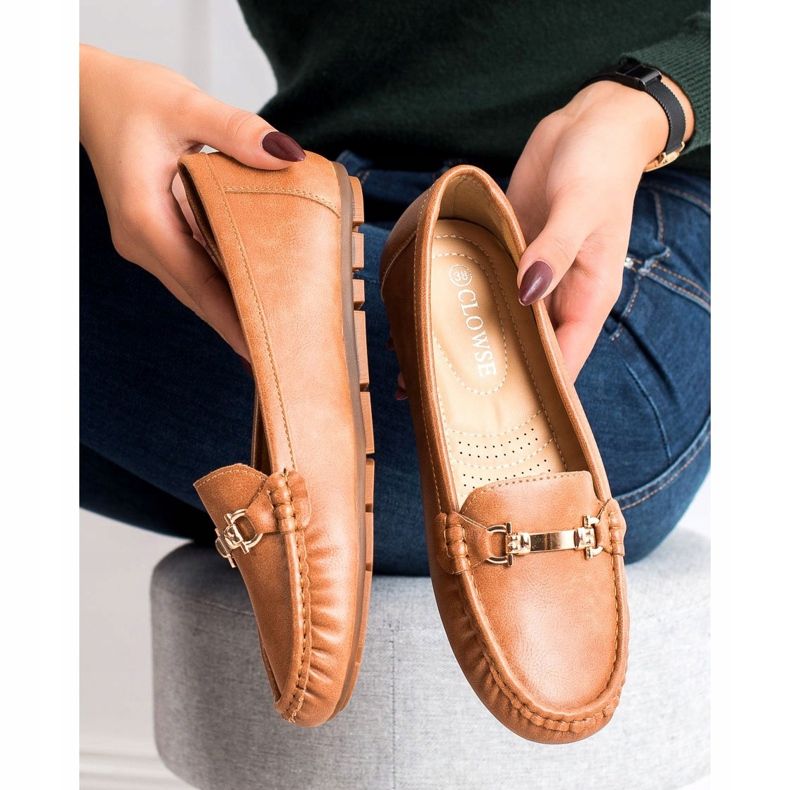 Clowse Teve naplopók díszítéssel barna 2