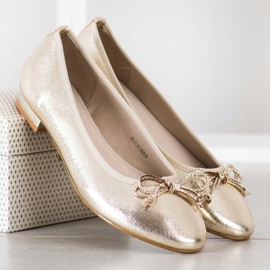 Goodin Elegáns balerina íjjal aranysárga 2