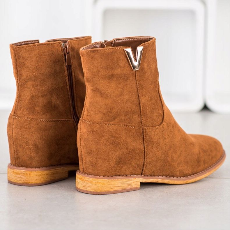 Sergio Todzi Elegáns ékcsizma barna 2