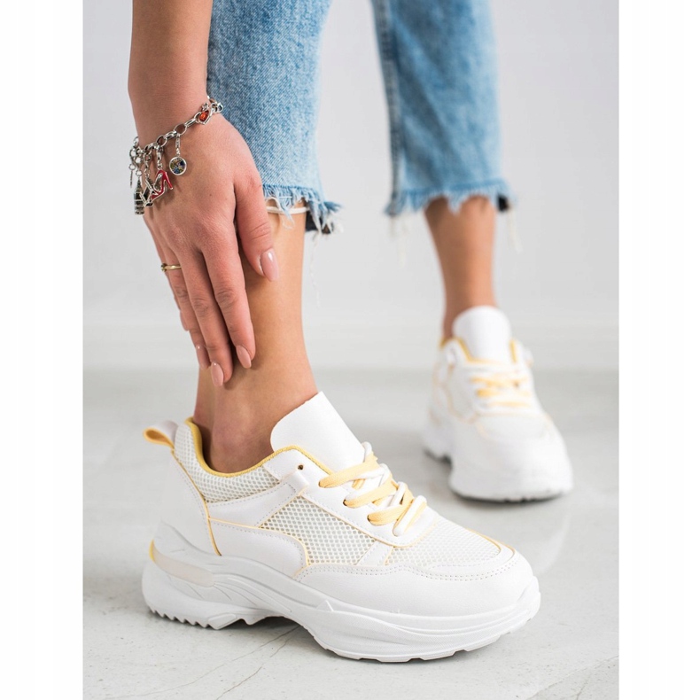 SHELOVET Klasszikus fehér cipők 2