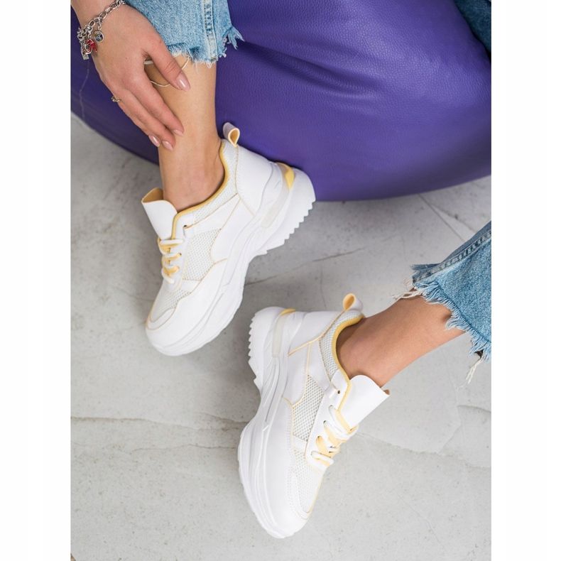 SHELOVET Klasszikus fehér cipők 1