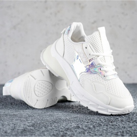 SHELOVET Divatos cipők fehér 1