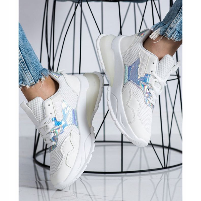 SHELOVET Divatos cipők fehér 2