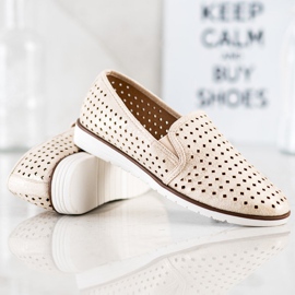 Kylie Fényes áttört sliponok aranysárga 1