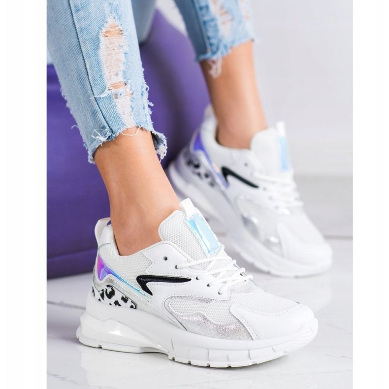 SHELOVET Kényelmes divat cipők fehér 2