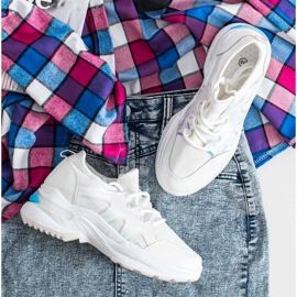 SHELOVET Tavaszi cipők Holo effektussal fehér 1