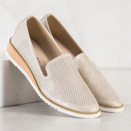 Goodin Áttört bőrbordák aranysárga 2