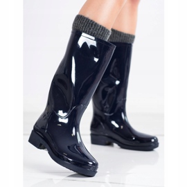 SHELOVET Magasfényű galushes sötétkék 1