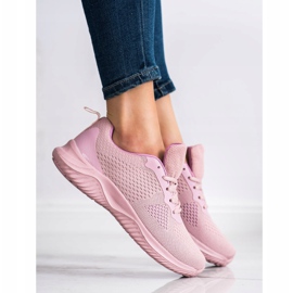 SHELOVET Tavaszi sportcipő rózsaszín 1