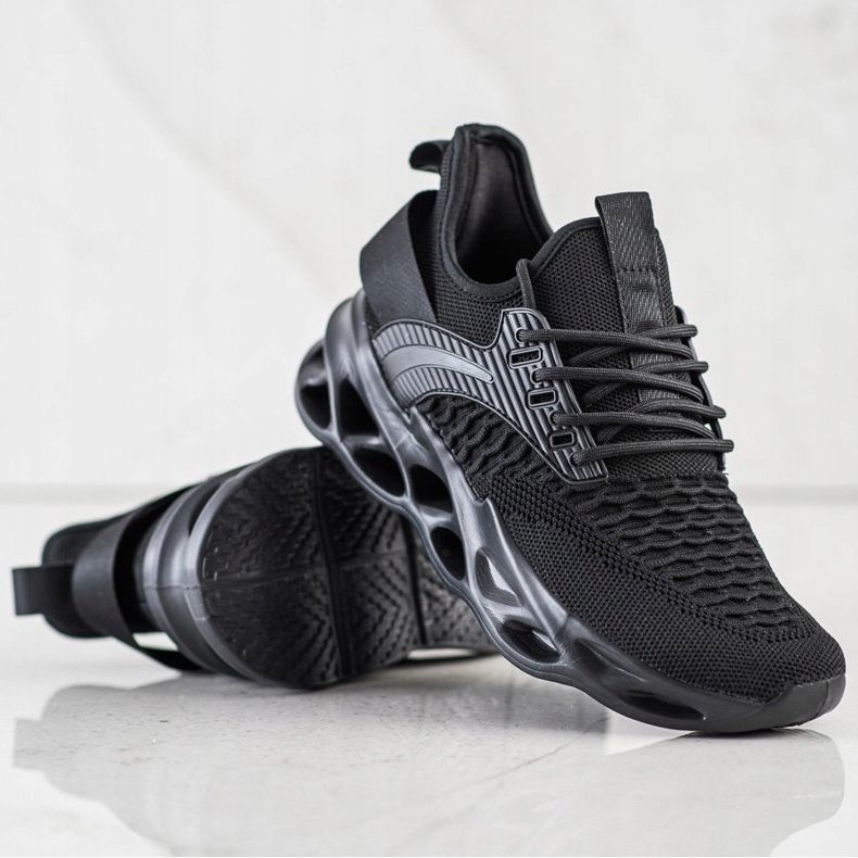 SHELOVET Fekete divat cipők 1