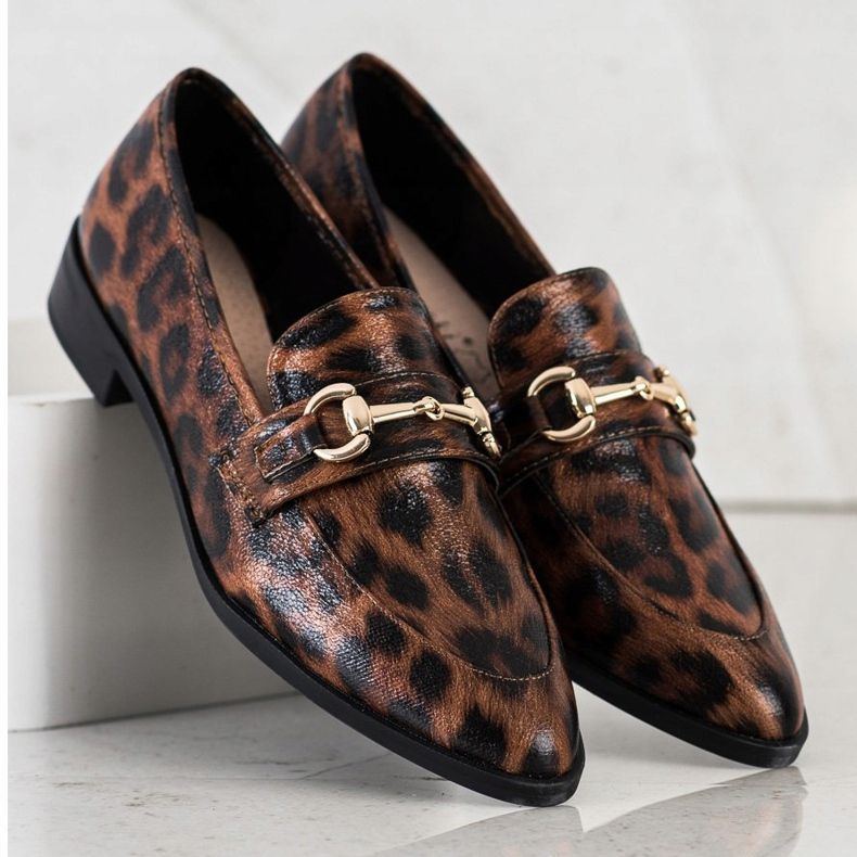 S. BARSKI Elegáns mokaszin Spitzben barna 1