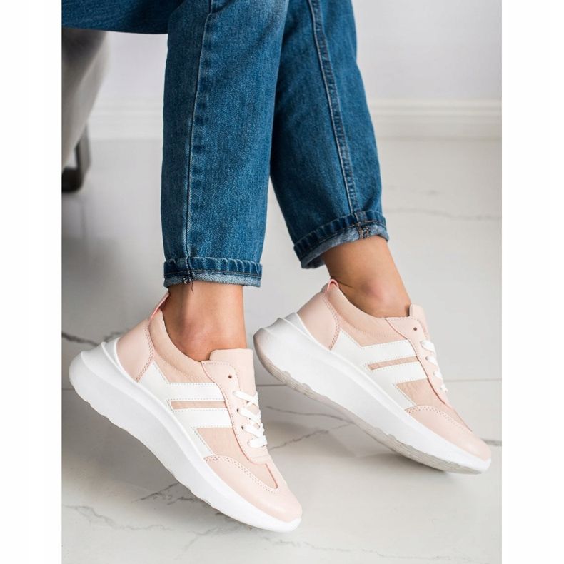 SHELOVET Platform sportcipő rózsaszín 1