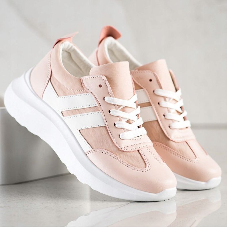 SHELOVET Platform sportcipő rózsaszín 2