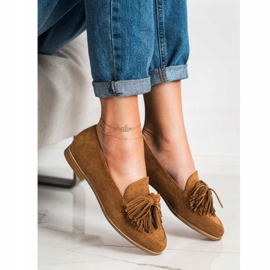 Seastar Velúr lábbeli szegéllyel barna 1