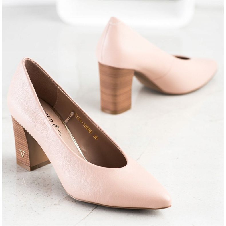 Szivattyúk Eco Bőr VINCEZA rózsaszín 2